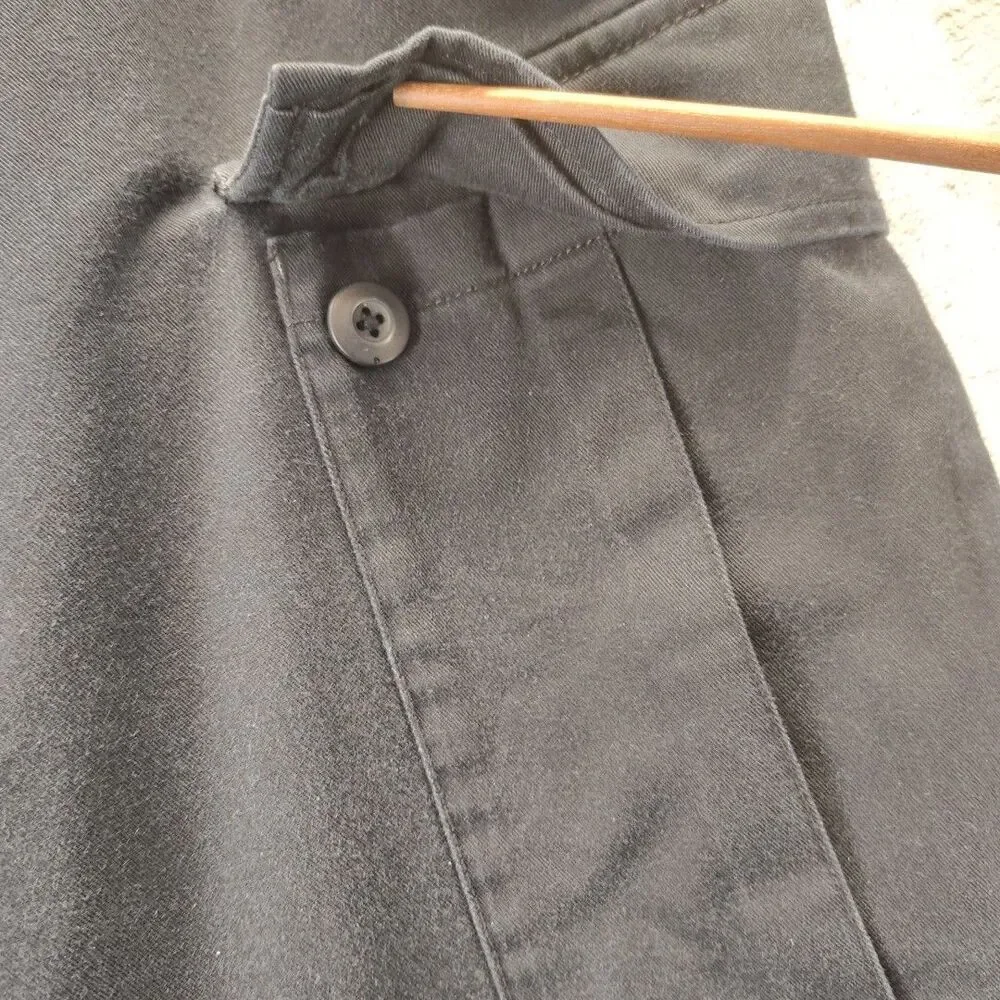 EMPYRE Pants Mens 32x28 Black Utility Pockets Adjustable Waist Workwear Cargo